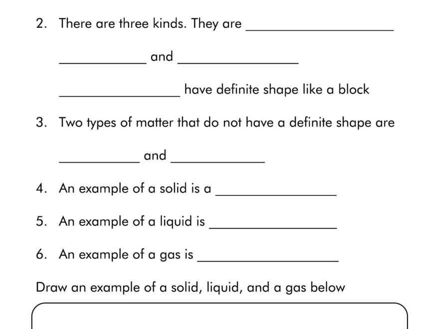 10 6 Grade Science Worksheets Worksheets Library
