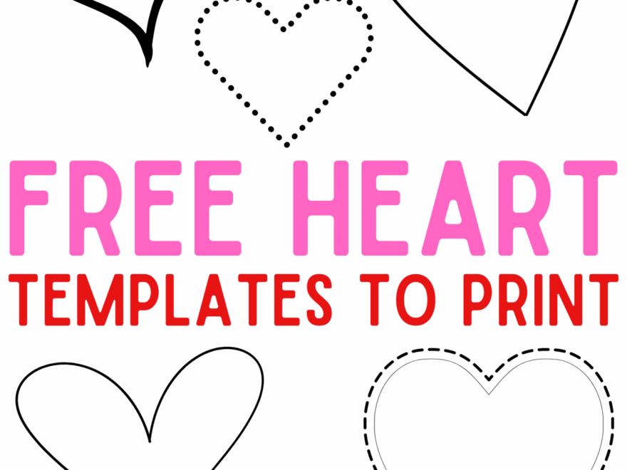 10 Free Printable Heart Templates Crafty Morning
