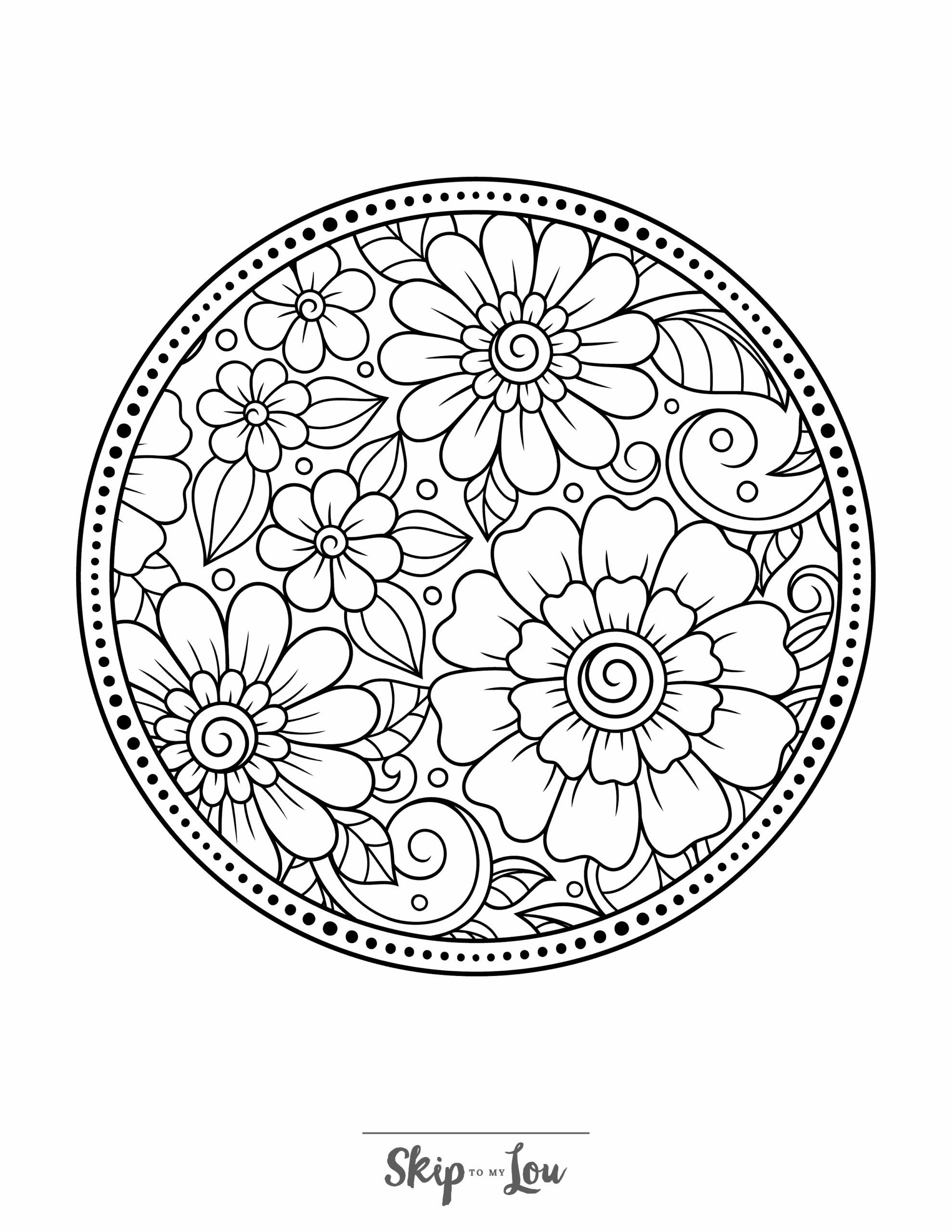 coloring pages for adults easy