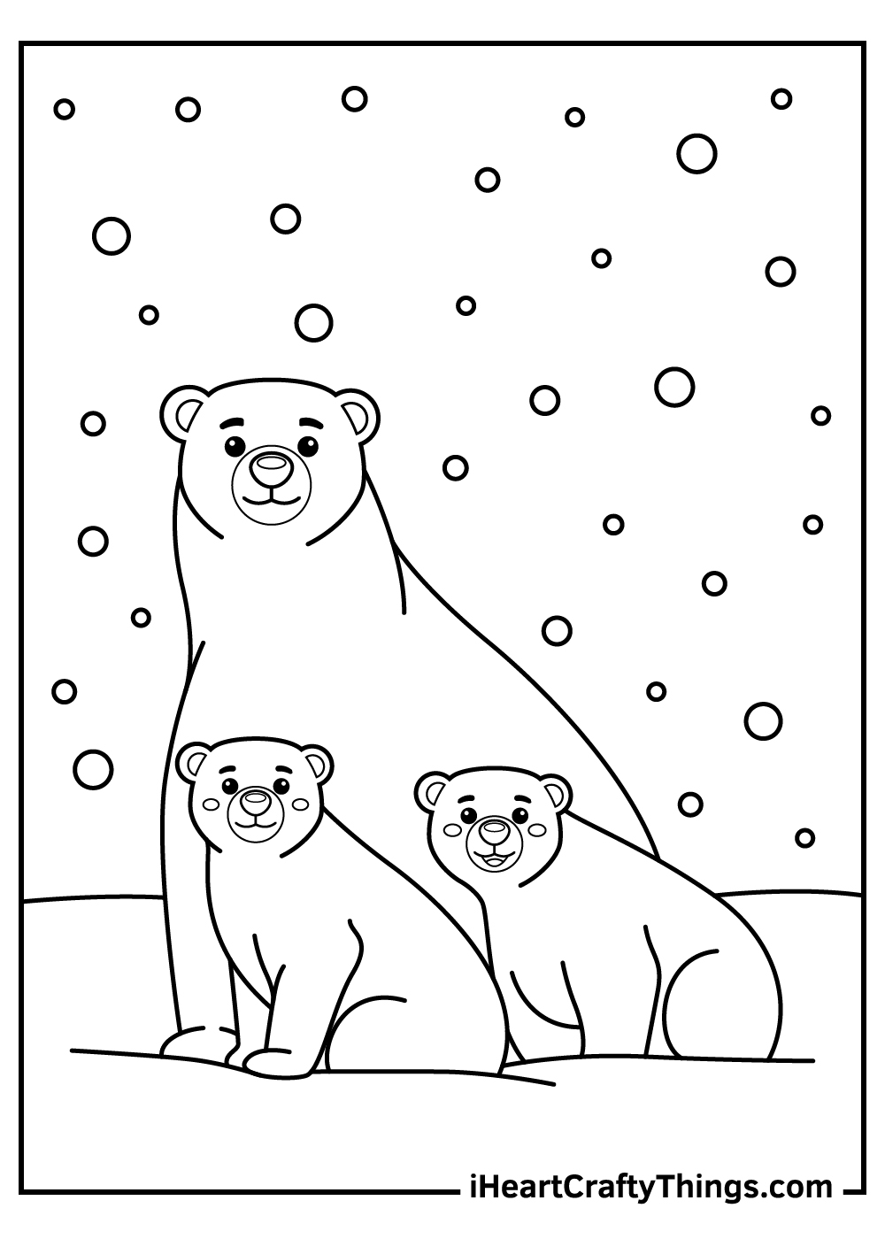 10 Polar Bear Coloring Pages 100 Free Printables 