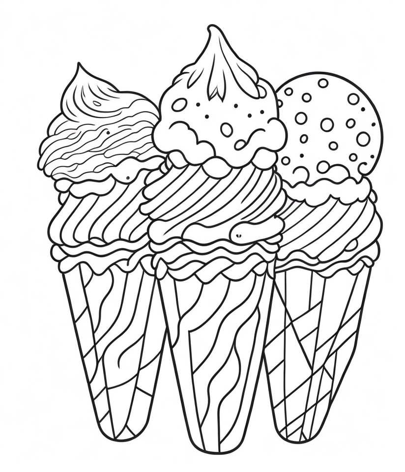 10 Realistic IceCream Coloring Pages For Kids And Adults Made By Teachers 10 Realistic IceCream Coloring Pages For Kids And Adults Made By Teachers