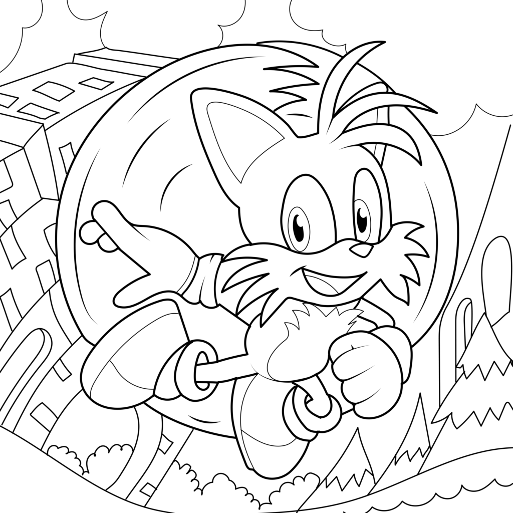 10 Sonic The Hedgehog Free Coloring Pages TheToyZone