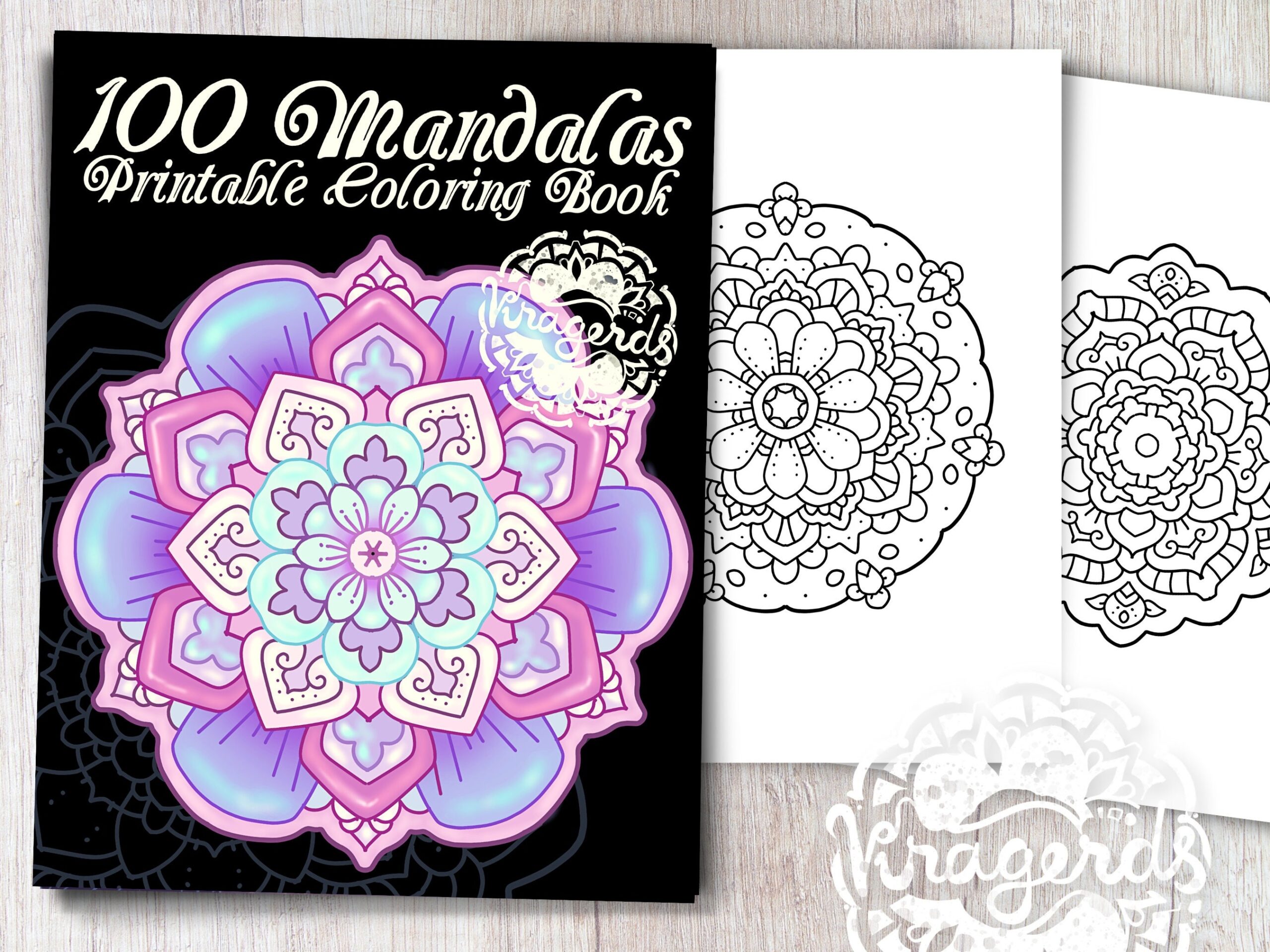 mandala coloring book pages