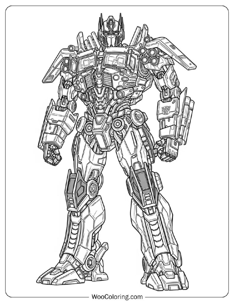 100 Robot Coloring Pages Free PDF To Print Woo Coloring