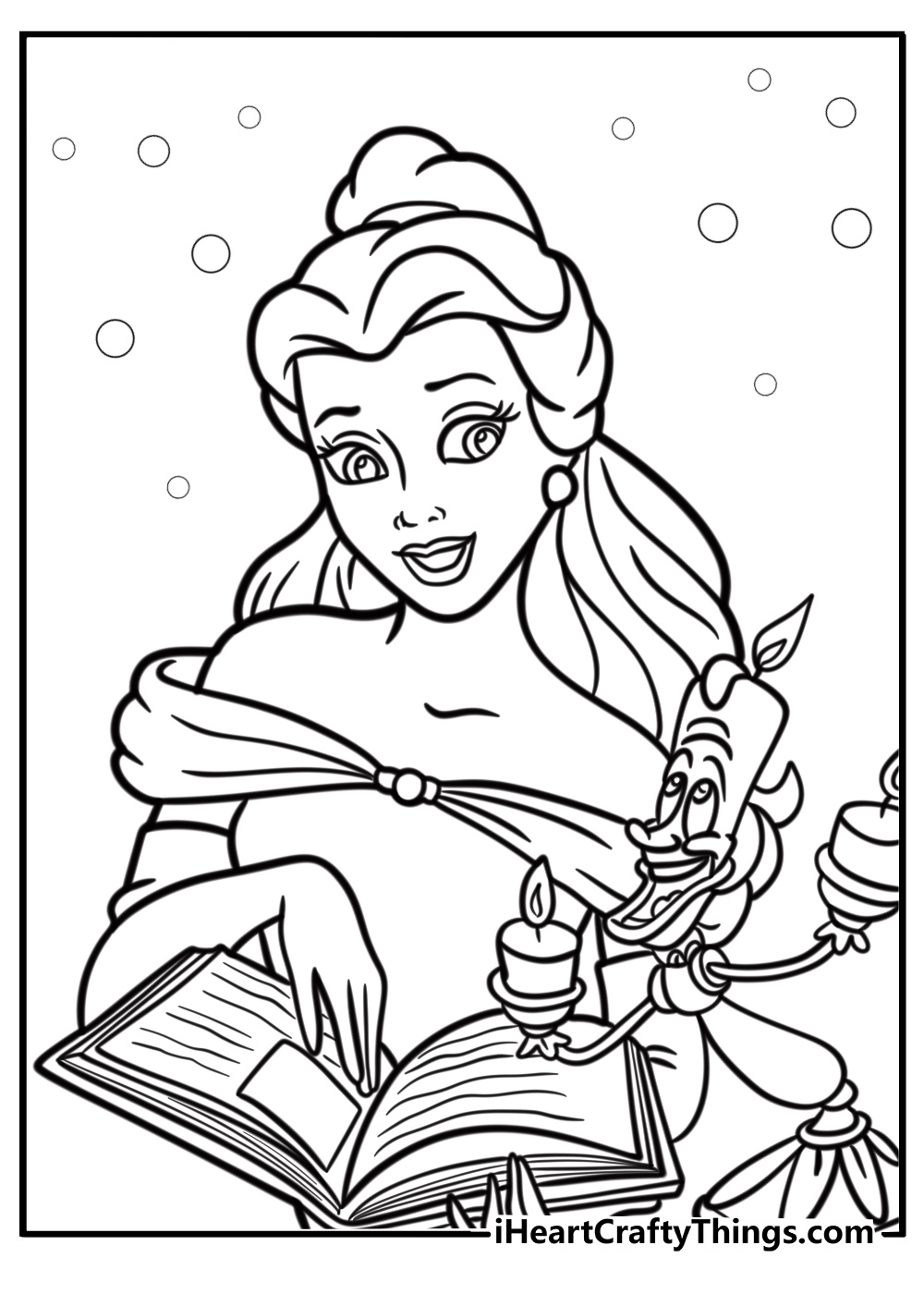 disney princess coloring page