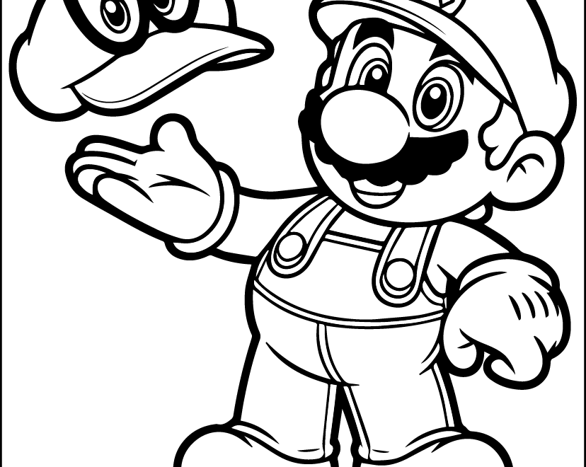 12 Must Have Super Mario Coloring Pages Free Printable PDFs