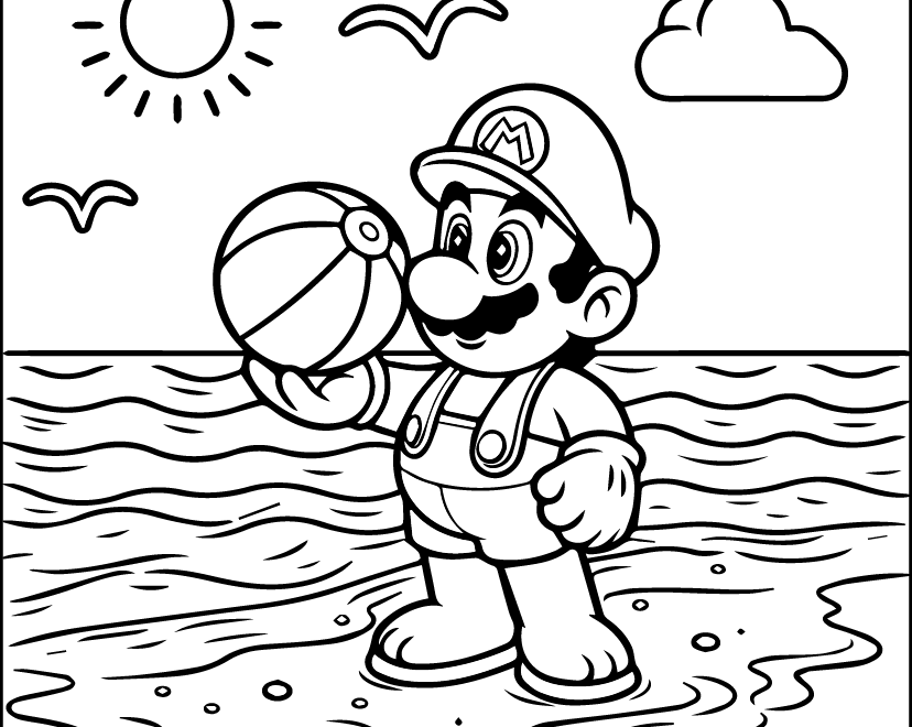 12 Must Have Super Mario Coloring Pages Free Printable PDFs