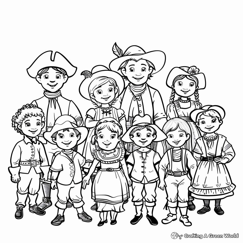 13 Colonies Coloring Pages Free Printable 