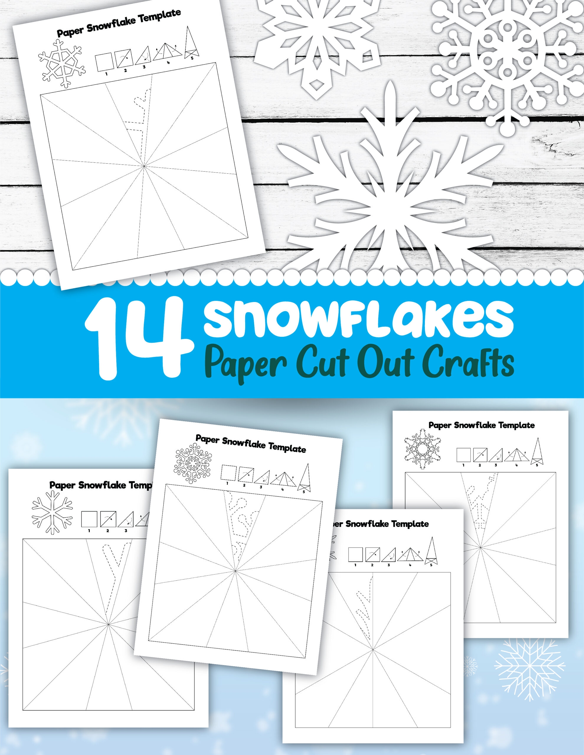 snowflake pattern printable