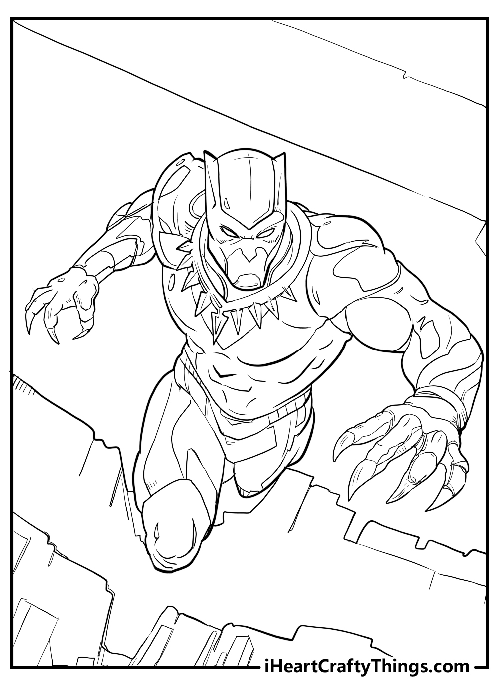 15 Black Panther Coloring Pages Printable Easy Free PDFs  15 Black Panther Coloring Pages Printable Easy Free PDFs