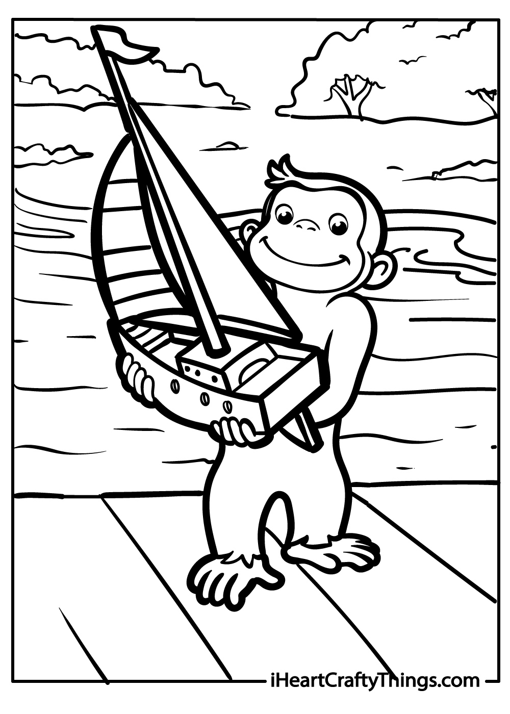 15 Curious George Coloring Pages 100 Free Printables 15 Curious George Coloring Pages 100 Free Printables