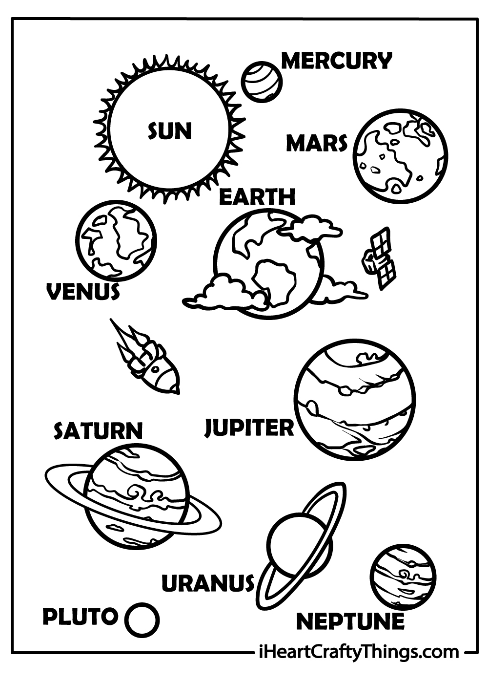 15 Solar System Coloring Pages 100 Free Printables  15 Solar System Coloring Pages 100 Free Printables