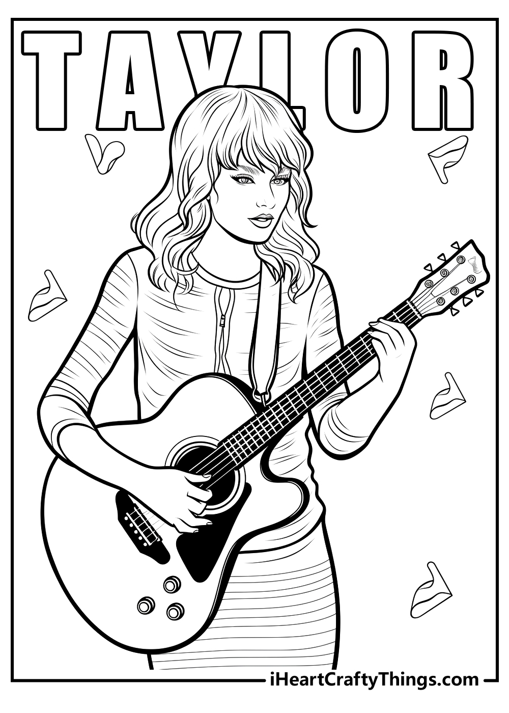 15 Taylor Swift Coloring Pages 100 Free PDF Printables 15 Taylor Swift Coloring Pages 100 Free PDF Printables