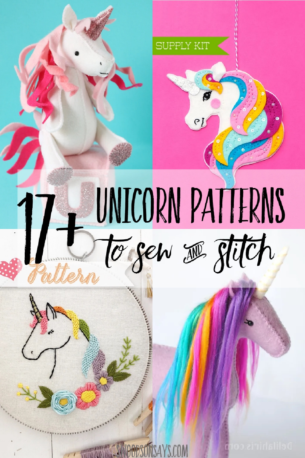 17 DIY Stuffed Unicorn Patterns Unicorn Sewing Projects Swoodson Says 17 DIY Stuffed Unicorn Patterns Unicorn Sewing Projects Swoodson Says