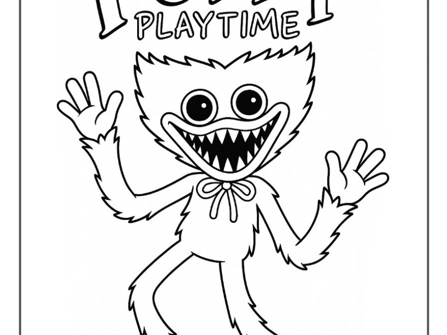 17 Poppy Playtime Coloring Pages Smooth Draw