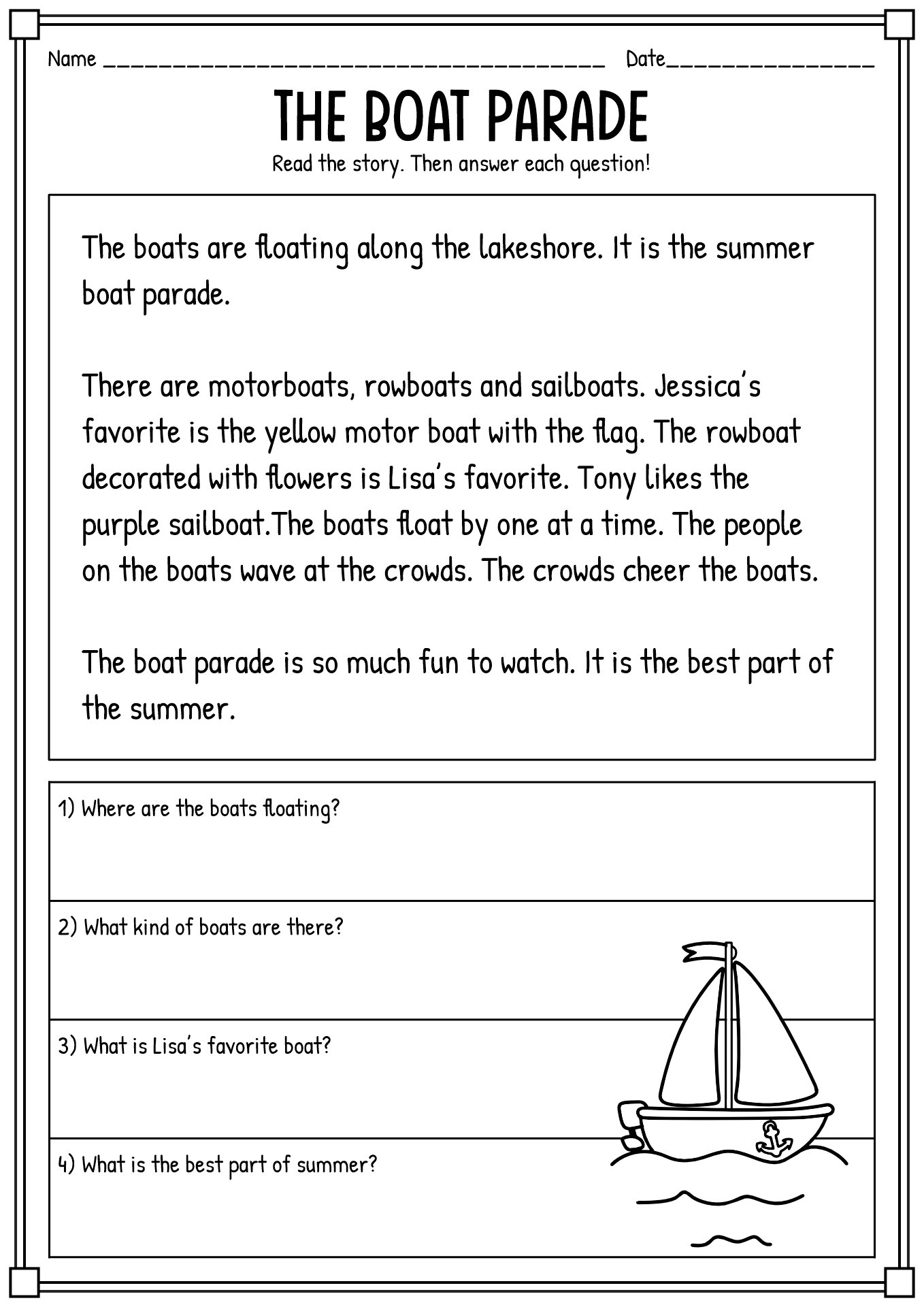2nd grade reading worksheets 2nd grade reading worksheets