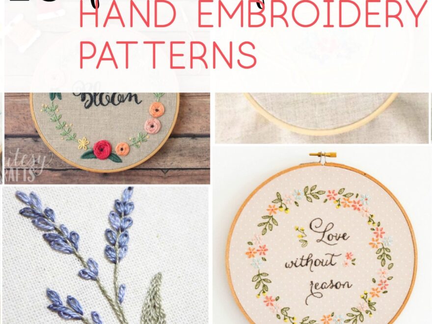 17 Sites With Fun And Free Hand Embroidery Patterns