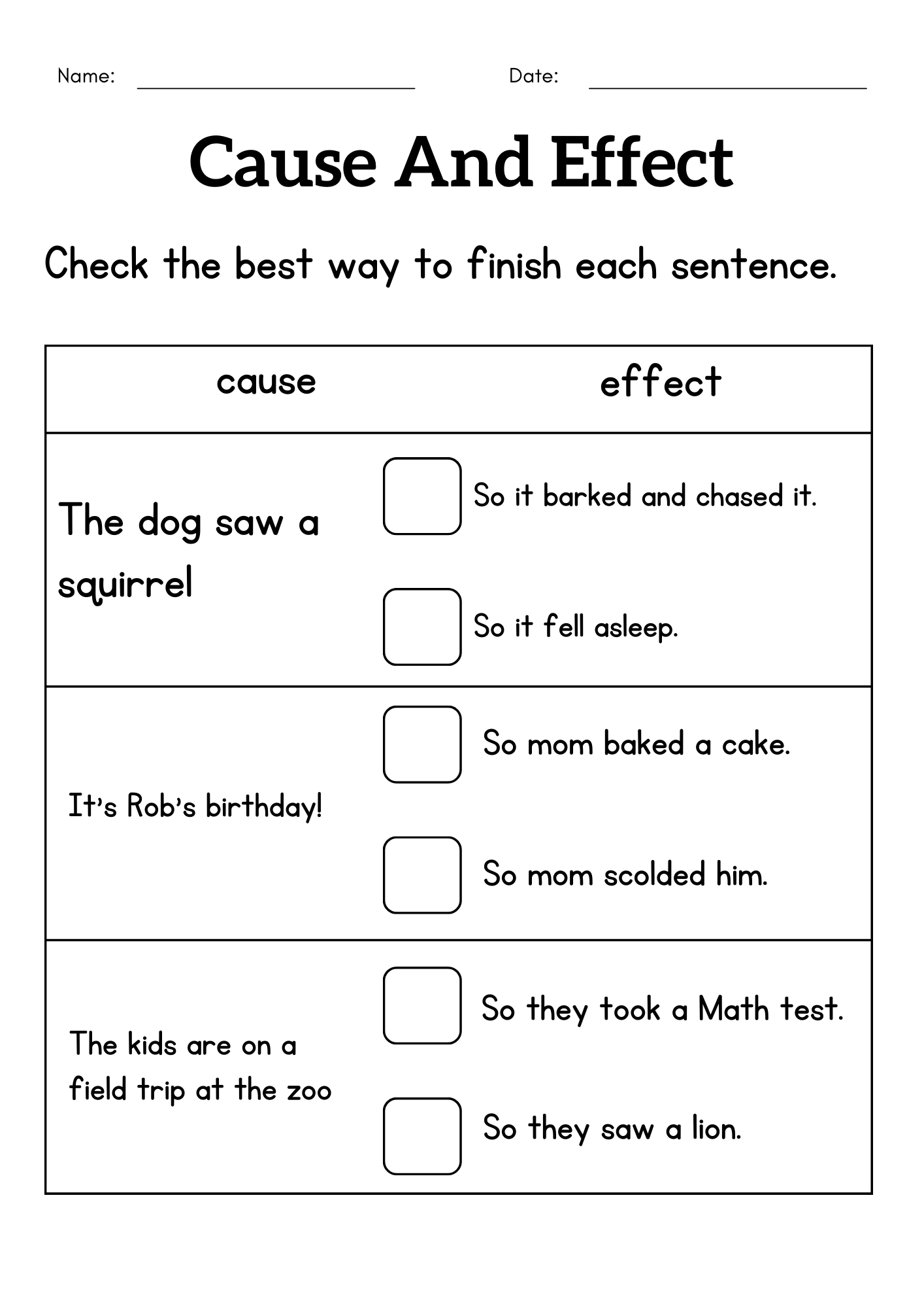 1st Grade Cause And Effect Worksheet Cause And Effect Activity Sheets For Kids Made By Teachers 1st Grade Cause And Effect Worksheet Cause And Effect Activity Sheets For Kids Made By Teachers