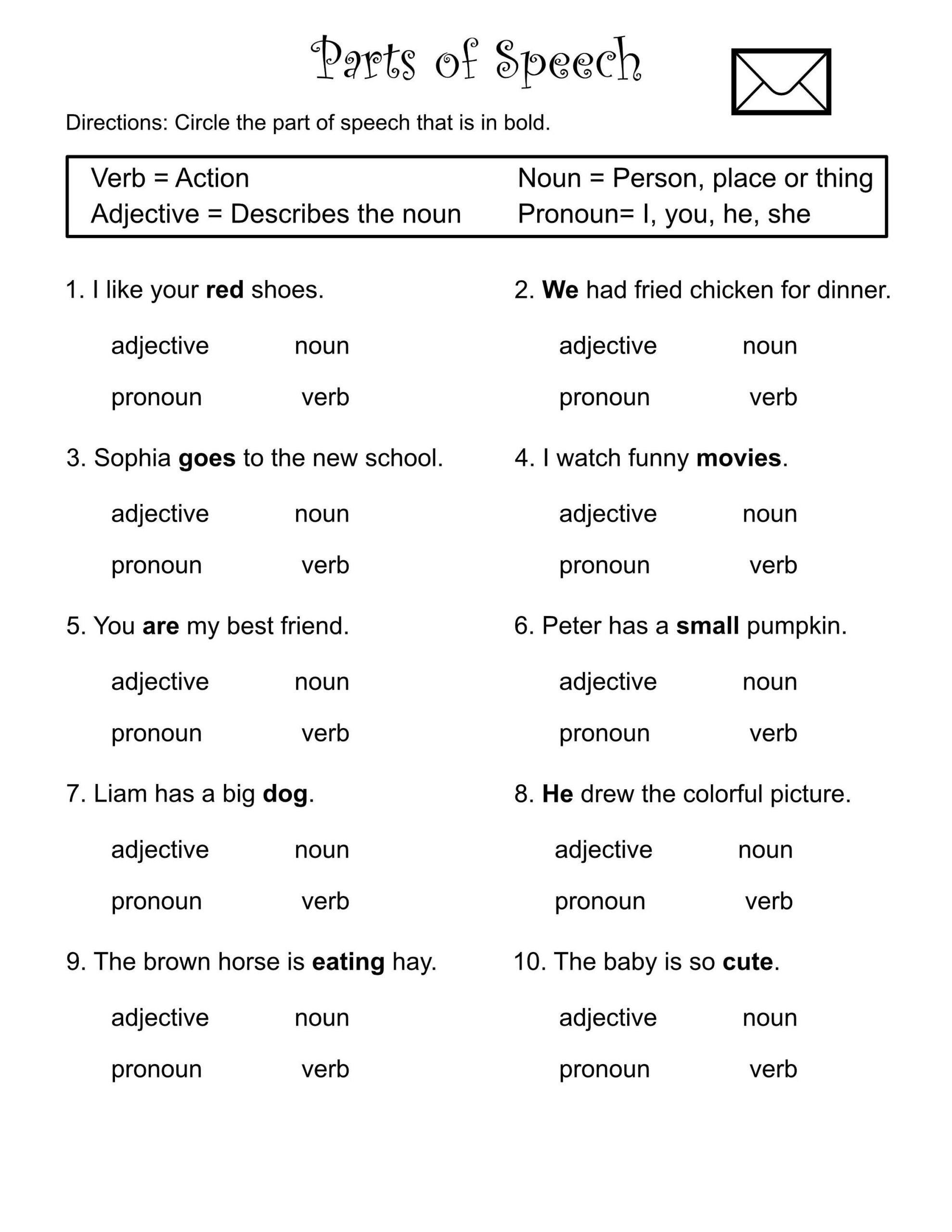 1st Through 3rd Grade parts Of Speech worksheets verbs nouns adjectives pronouns printable Etsy 1st Through 3rd Grade parts Of Speech worksheets verbs nouns adjectives pronouns printable Etsy