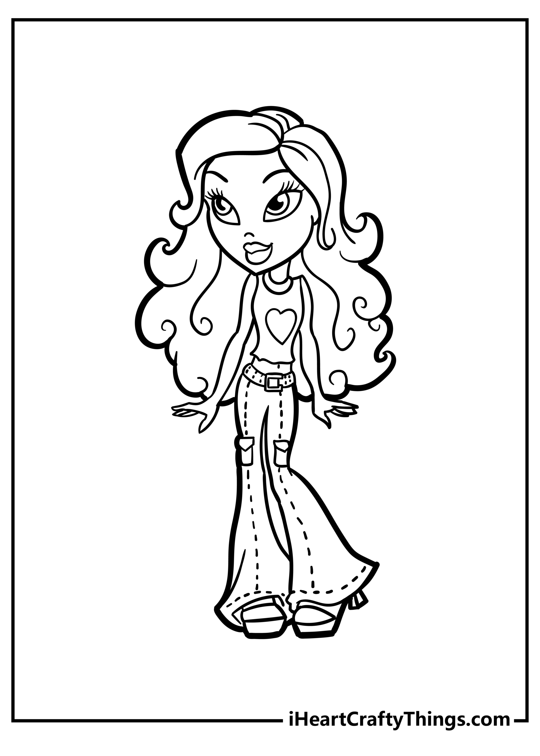 20 Bratz Coloring Pages 100 Free Printables  20 Bratz Coloring Pages 100 Free Printables