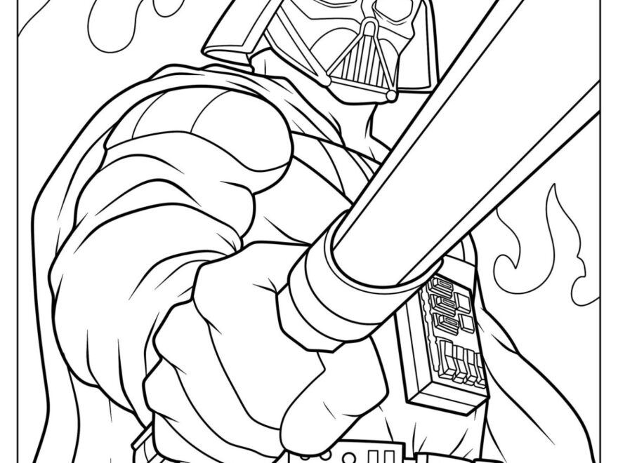 20 Darth Vader Coloring Pages Free PDF Printables