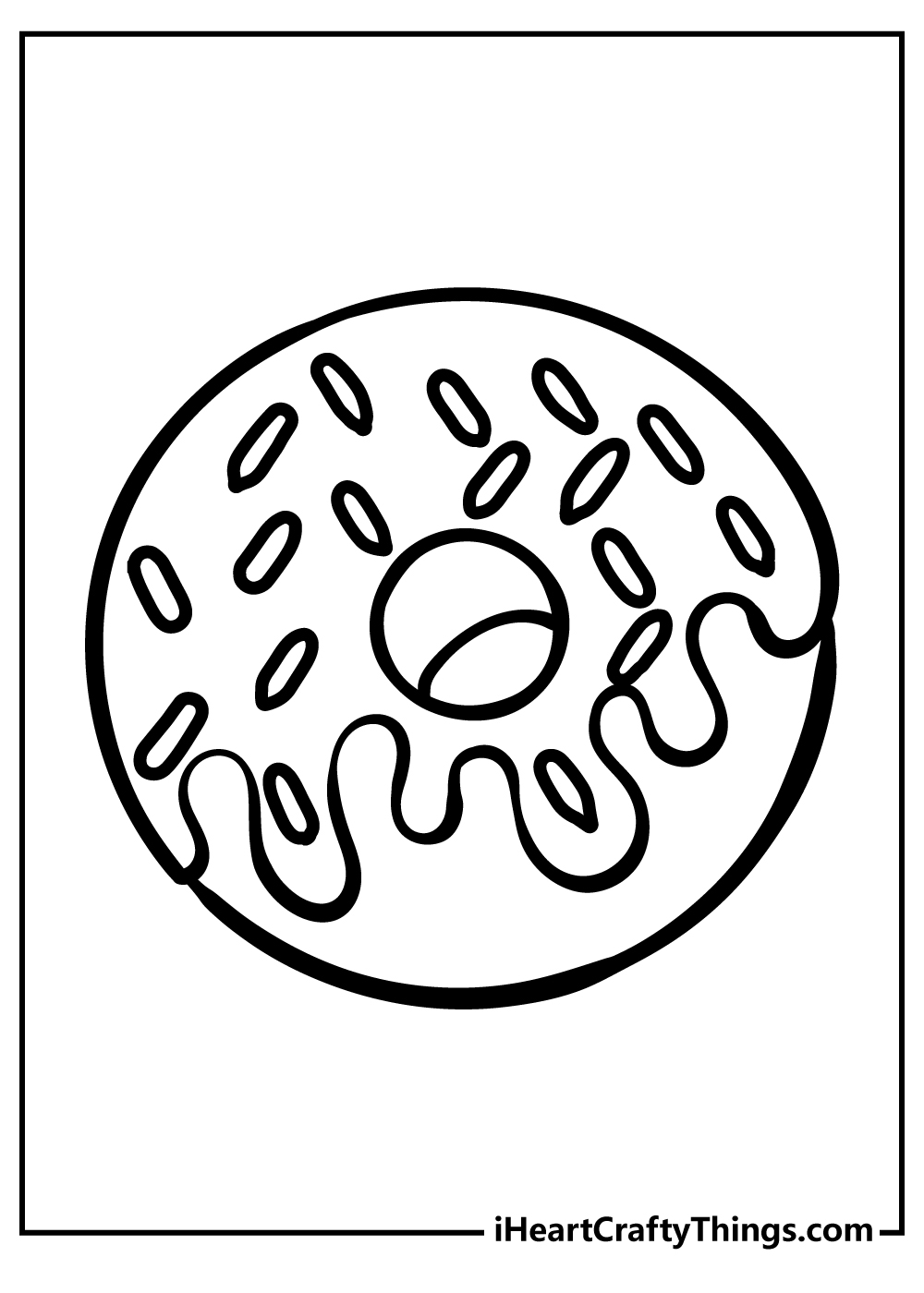 20 Donut Coloring Pages 100 Free Printables  20 Donut Coloring Pages 100 Free Printables
