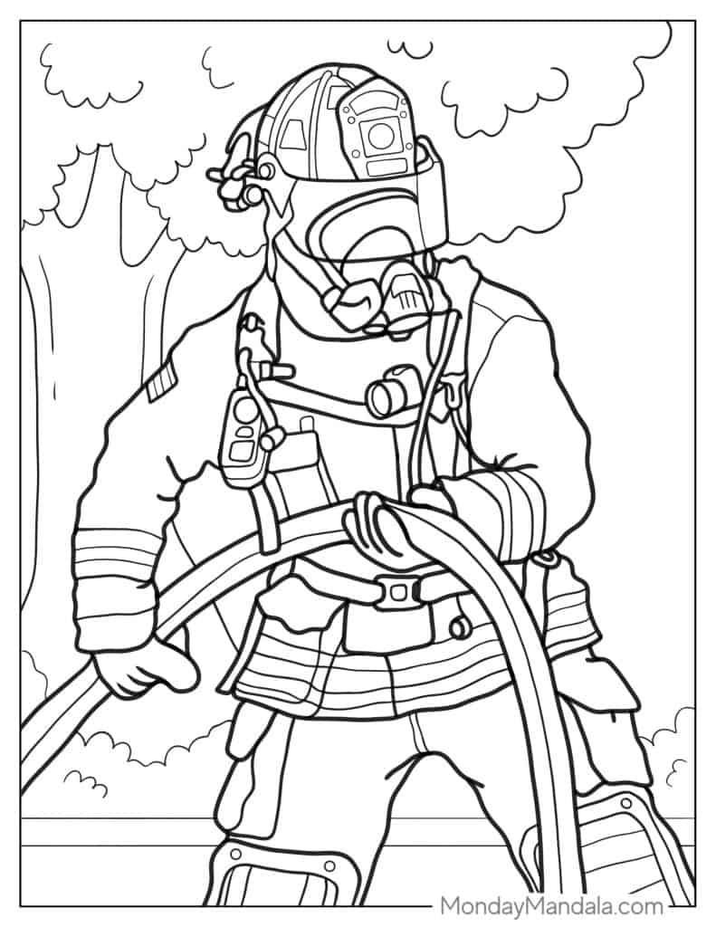 20 Firefighter Coloring Pages Free PDF Printables 20 Firefighter Coloring Pages Free PDF Printables