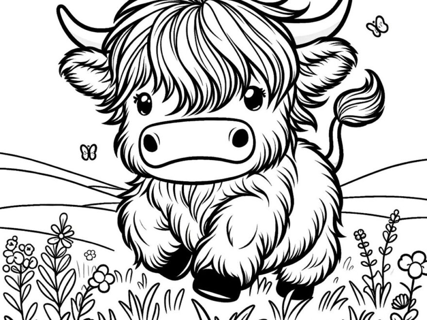 20 Highland Cow Coloring Pages Cow Coloring Pages Highland Cows Cute Highland Cows Baby Highland Cows Cute Cows Cute Baby Cows Etsy