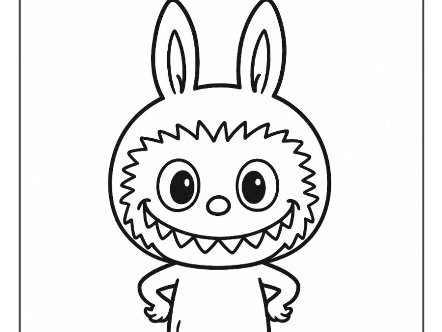 20 Labubu Coloring Pages Free PDF Printables Smooth Draw