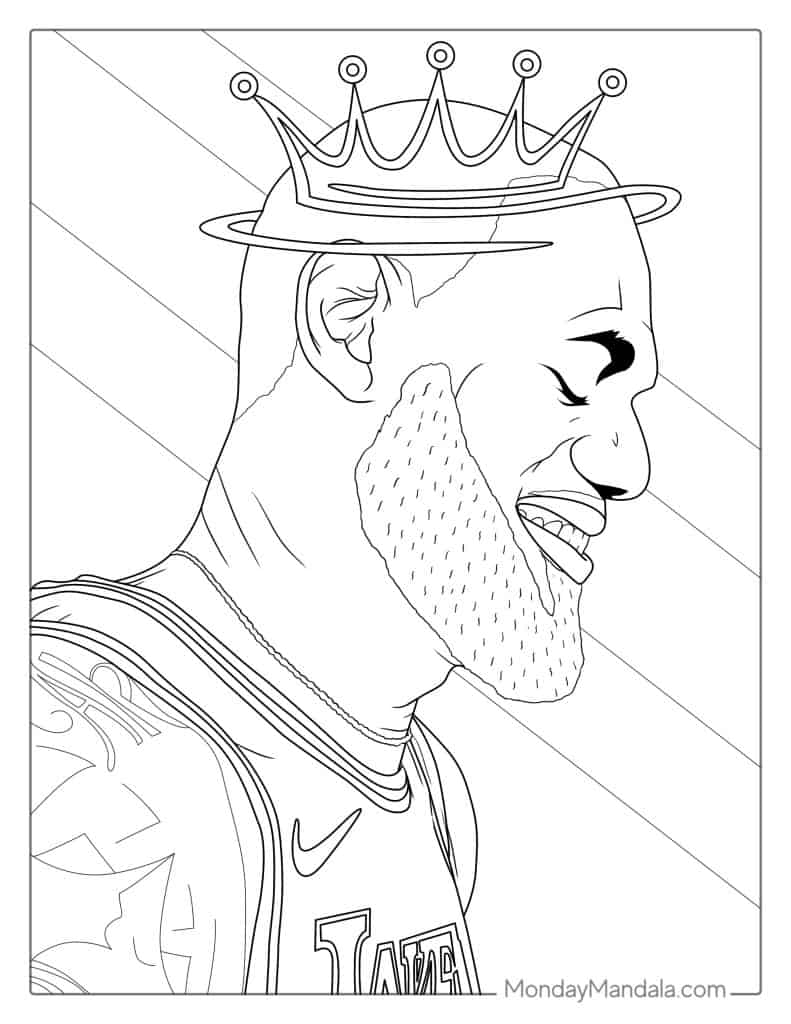 lebron james coloring pages lebron james coloring pages