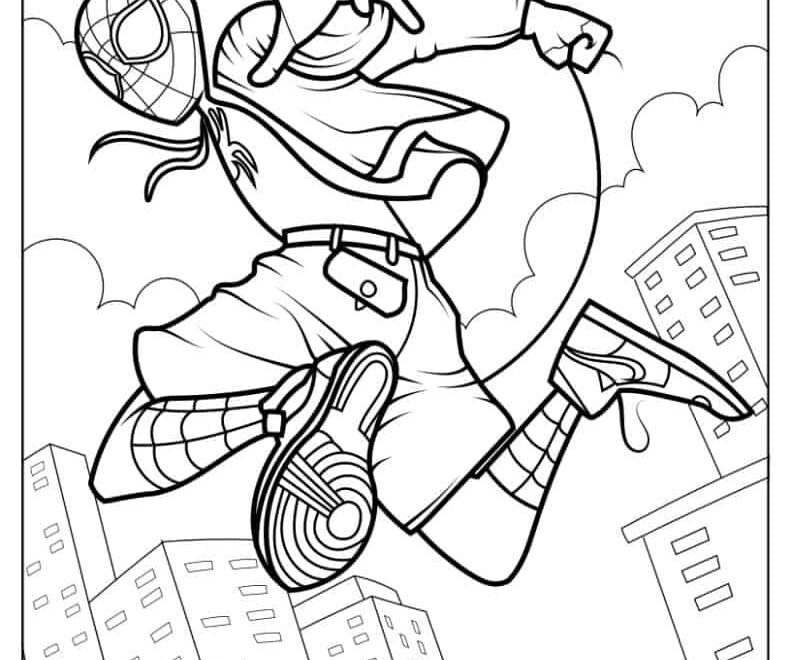 20 Miles Morales Coloring Pages Free PDF Printables