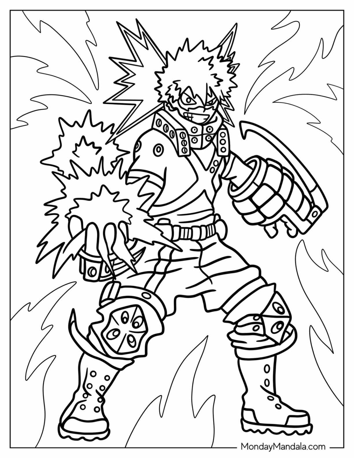 20 My Hero Academia Coloring Pages Free PDF Printables 