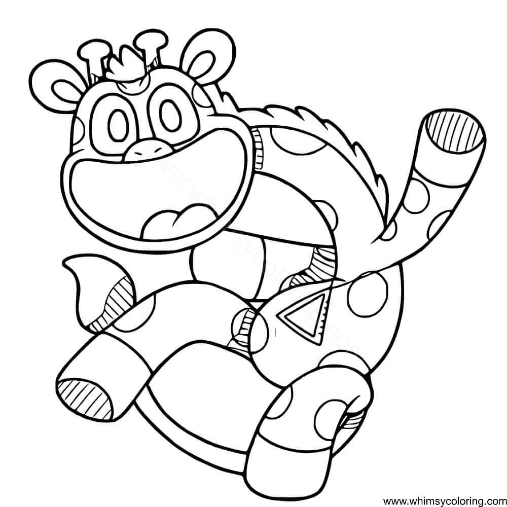 smiling critters coloring pages