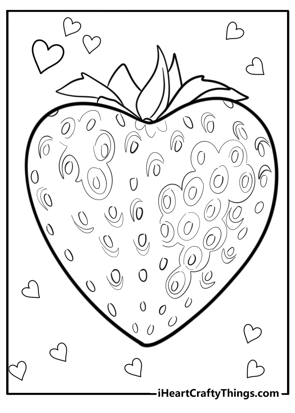 coloring pages for strawberry