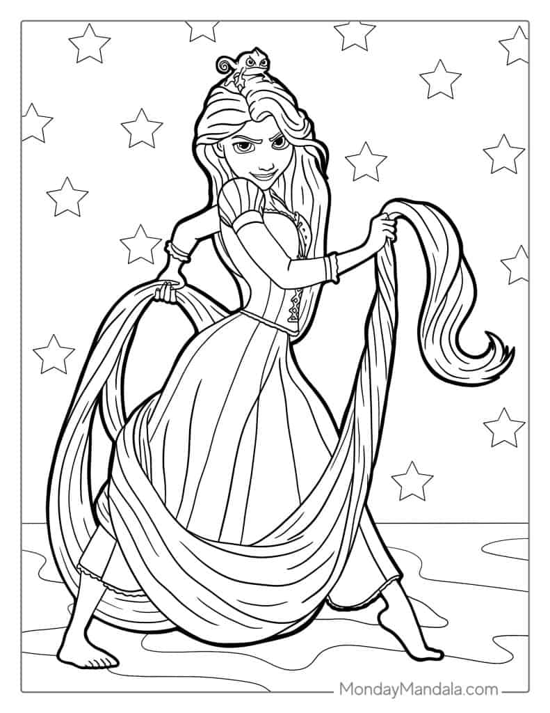 20 Tangled Coloring Pages Free PDF Printables 20 Tangled Coloring Pages Free PDF Printables
