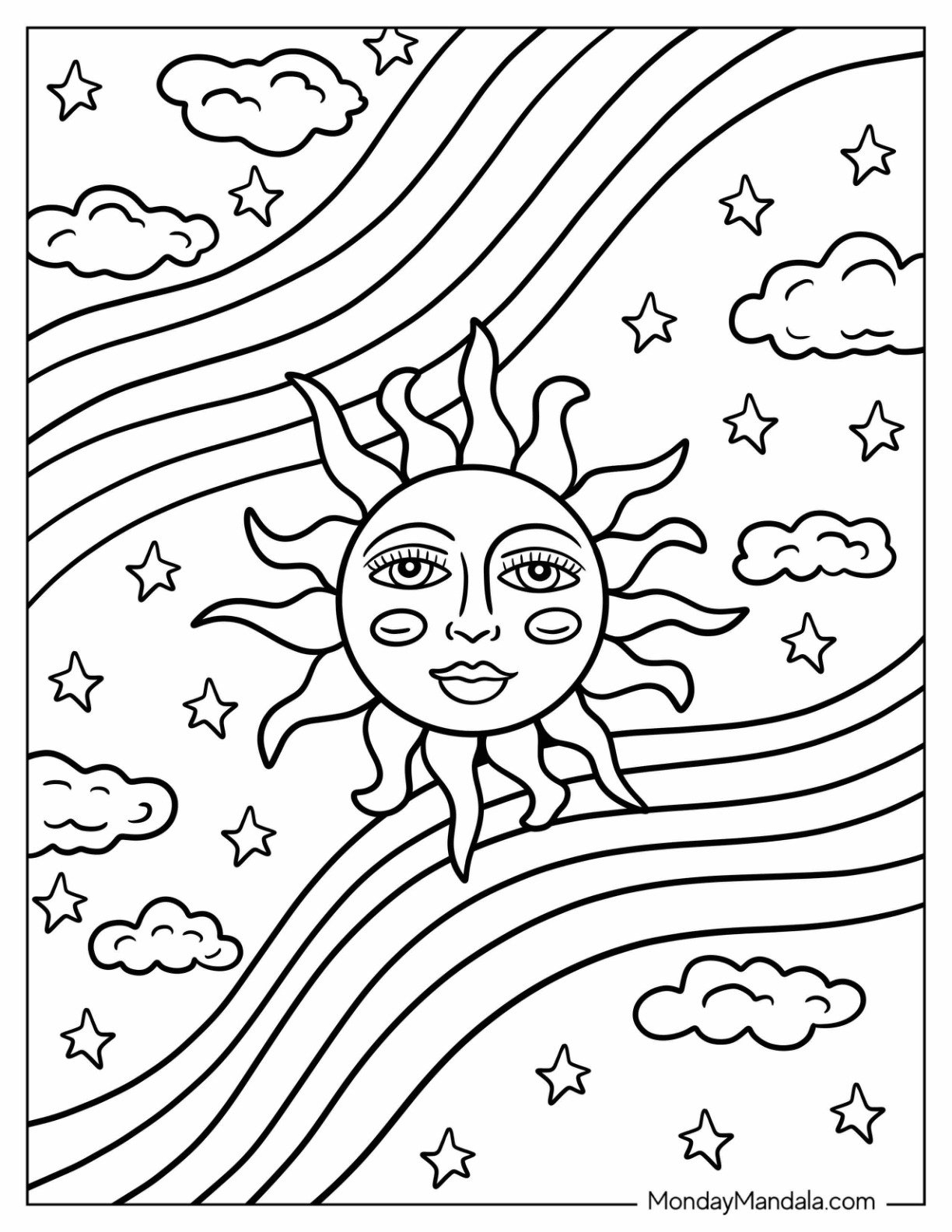 20 Trippy Coloring Pages Free PDF Printables 