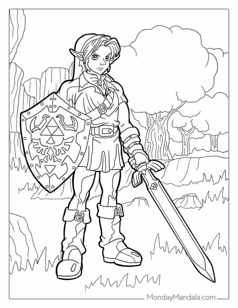 20 Zelda Coloring Pages Free PDF Printables 20 Zelda Coloring Pages Free PDF Printables