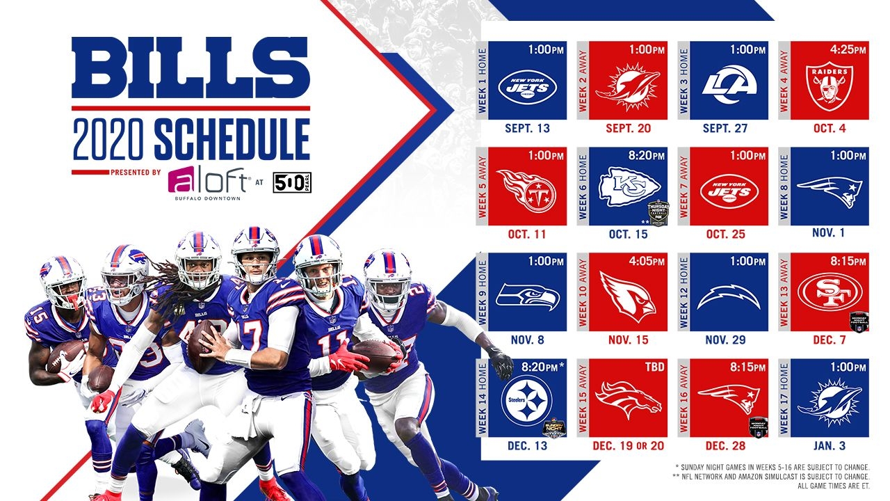 buffalo bills printable schedule