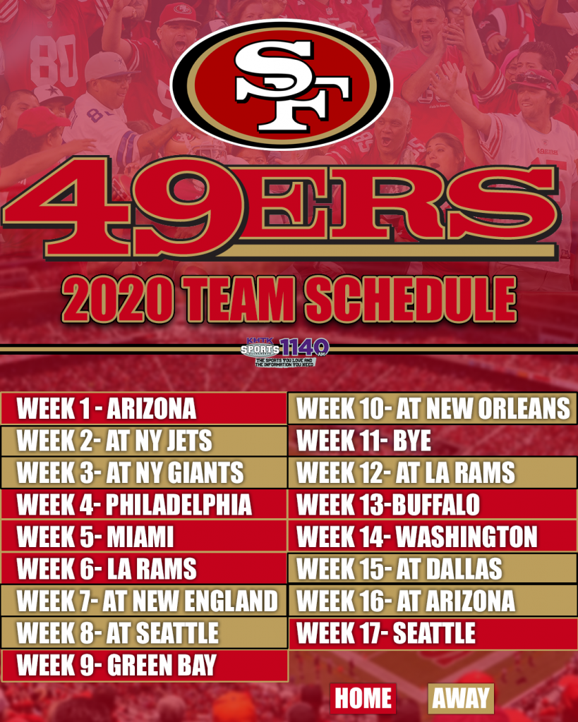 2020 NFL Schedule Release Biggest Games 49ers And Raiders Breakdowns And Predictions 2020 NFL Schedule Release Biggest Games 49ers And Raiders Breakdowns And Predictions