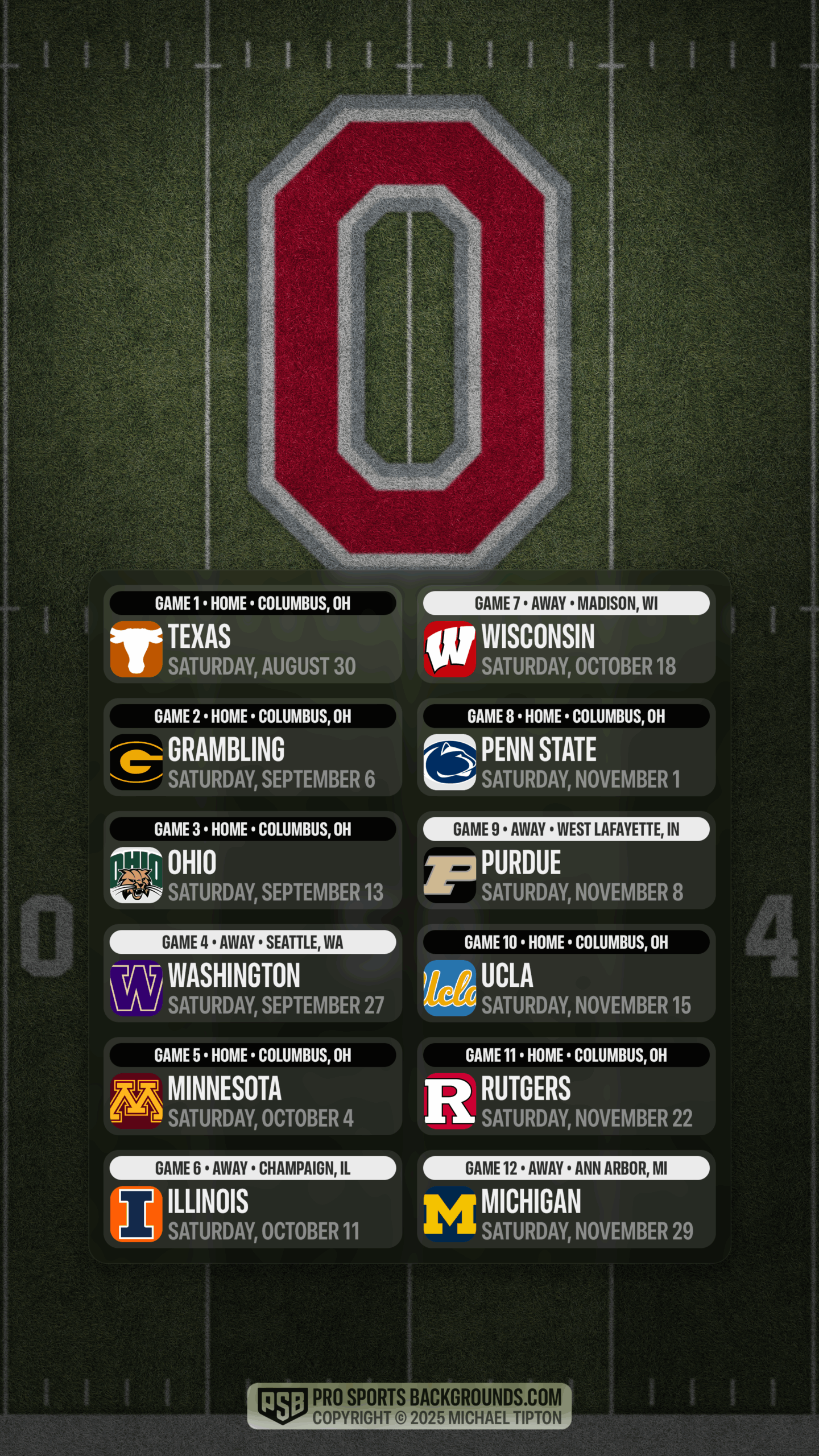 2025 Ohio State Buckeyes Wallpapers Pro Sports Backgrounds