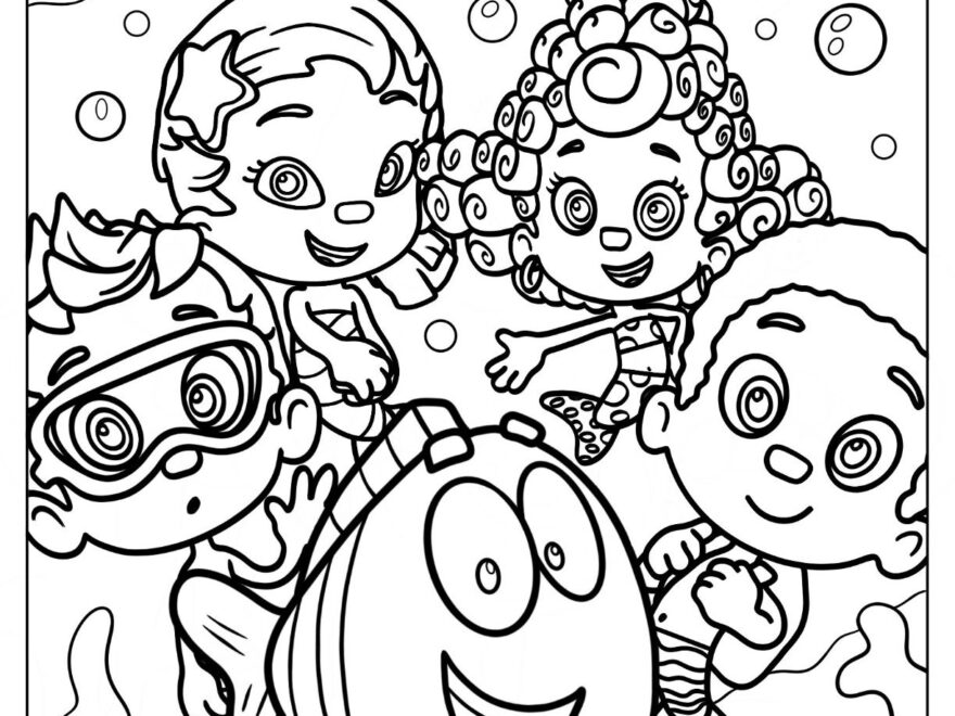 22 Bubble Guppies Coloring Pages Free PDF Printables