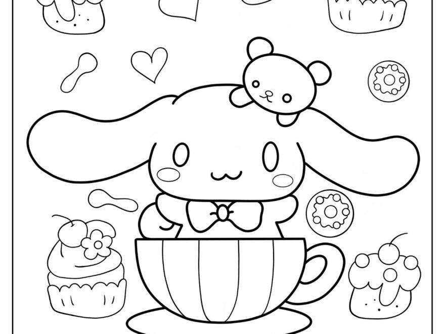 22 Cinnamoroll Coloring Pages Free PDF Printables