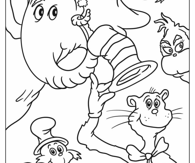 22 Dr Seuss Coloring Pages Free PDF Printables