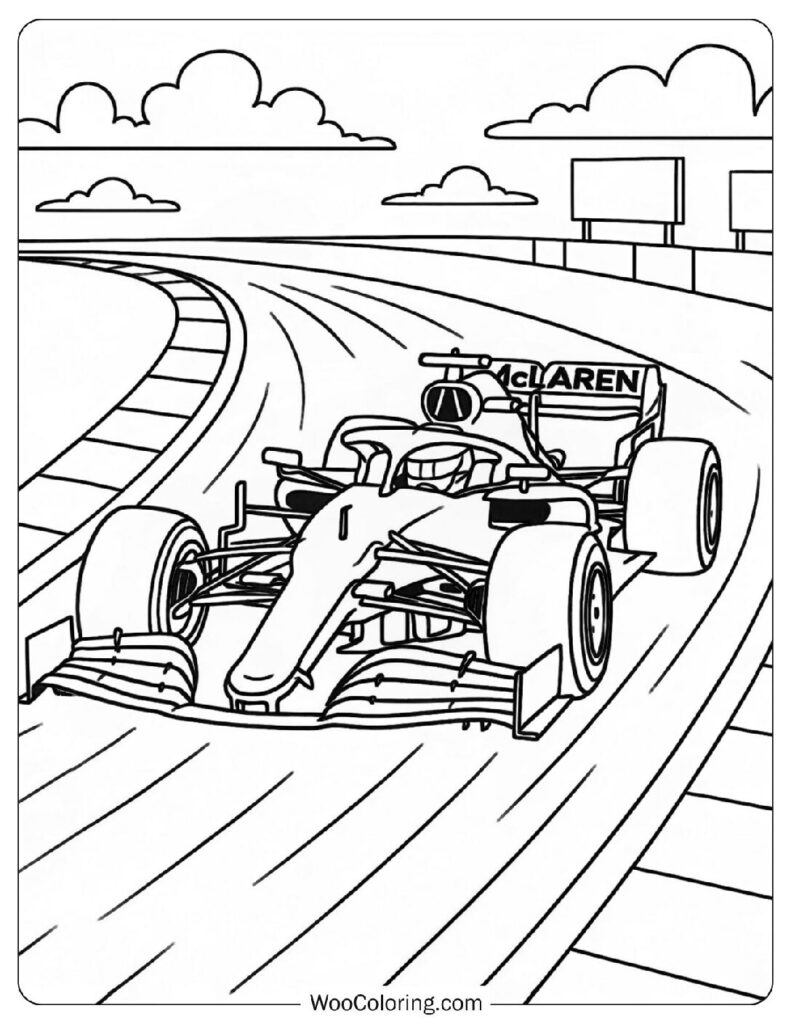 race car coloring pages