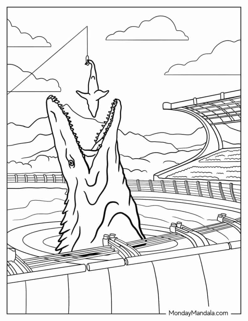 22 Jurassic Park Coloring Pages Free PDF Printables 