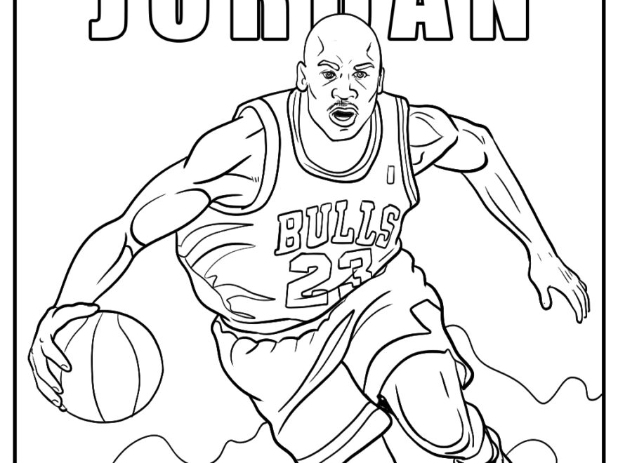22 Michael Jordan Coloring Pages For Kids Free Printables