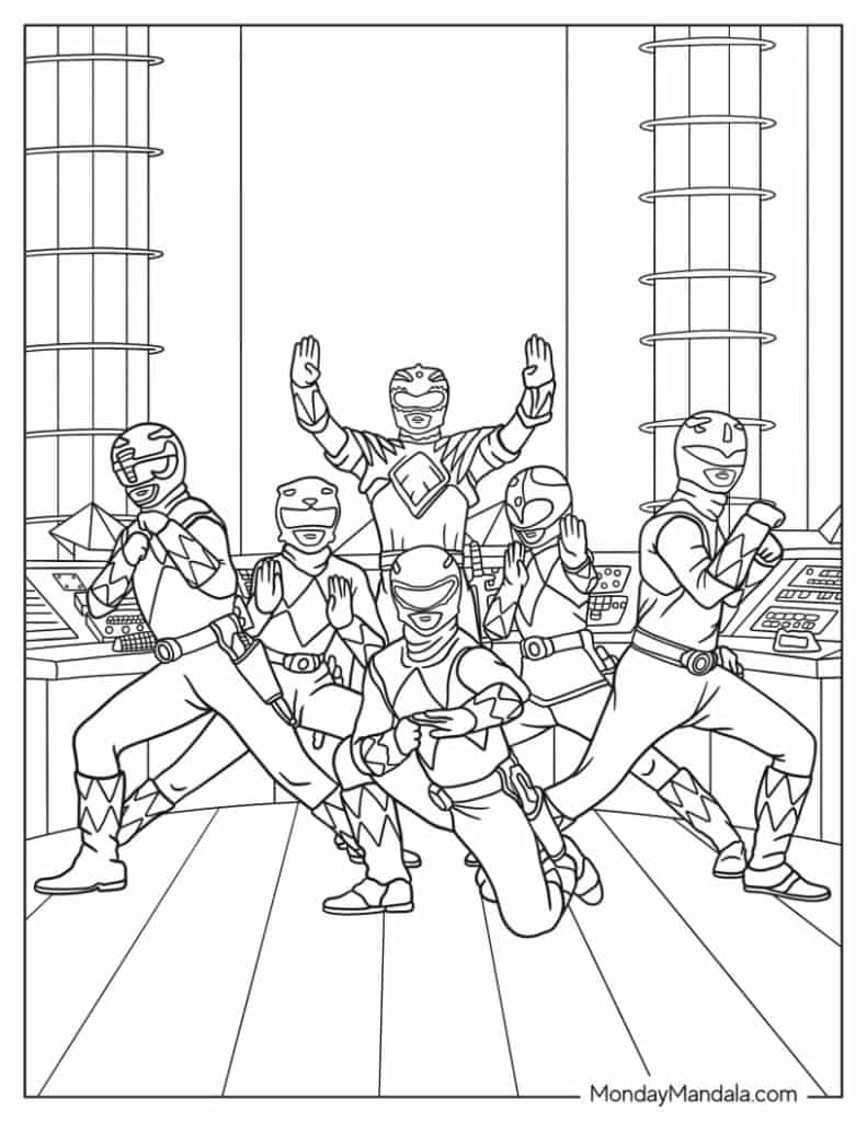 power rangers coloring pages power rangers coloring pages