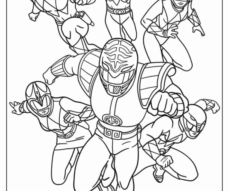 22 Power Rangers Coloring Pages Free PDF Printables