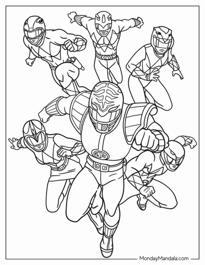 22 Power Rangers Coloring Pages Free PDF Printables  22 Power Rangers Coloring Pages Free PDF Printables