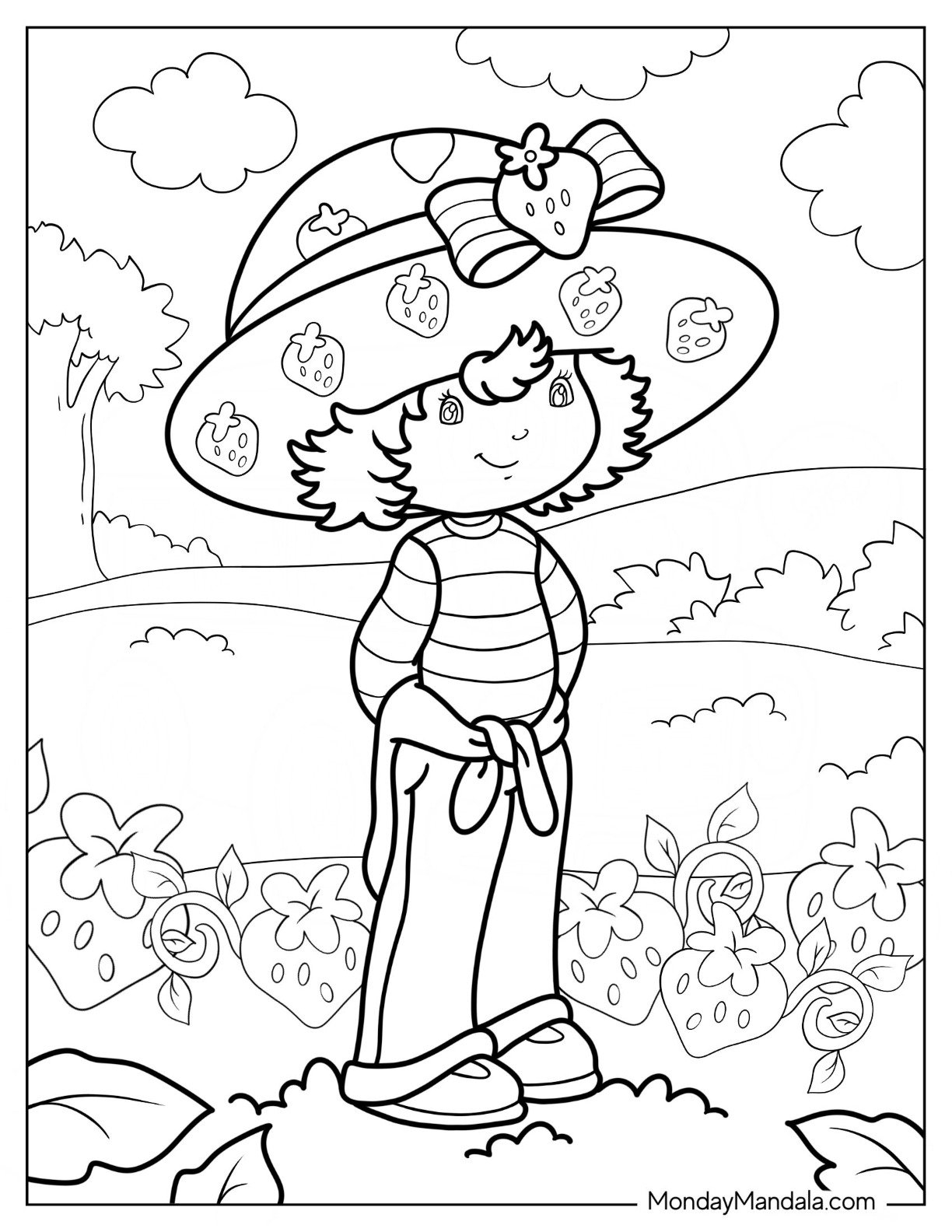 22 Strawberry Shortcake Coloring Pages Free PDF Printables  22 Strawberry Shortcake Coloring Pages Free PDF Printables